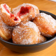 4 Old School Hot Jam Doughnuts