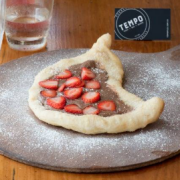 Italian Doughnut with Strawberries